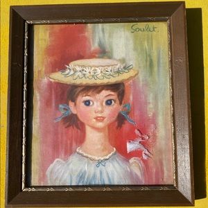 Soulet Vintage Portrait Print